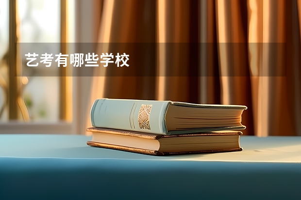 艺考有哪些学校