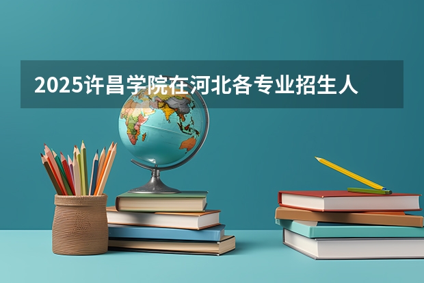 2025许昌学院在河北各专业招生人数汇总（2026参考）