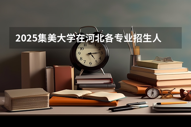 2025集美大学在河北各专业招生人数汇总（2026参考）