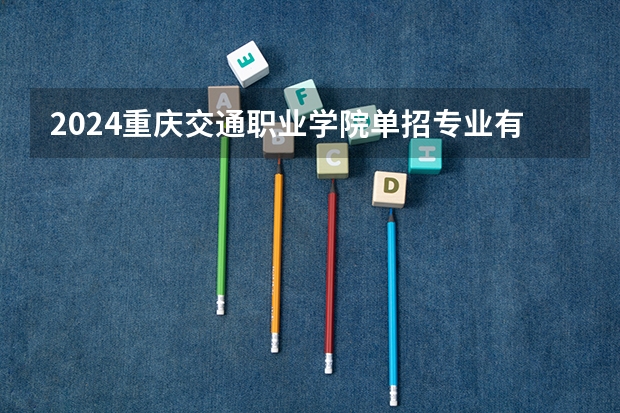 2024重庆交通职业学院单招专业有哪些？