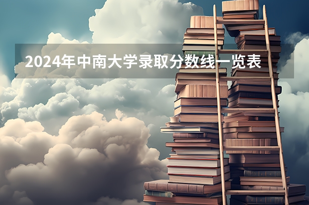 2024年中南大学录取分数线一览表