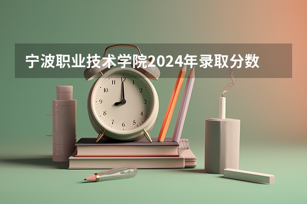 宁波职业技术学院2024年录取分数线是多少？
