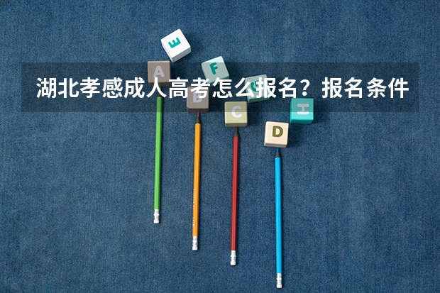 湖北孝感成人高考怎么报名？报名条件是什么？多少分能够录取？