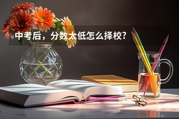 中考后，分数太低怎么择校?