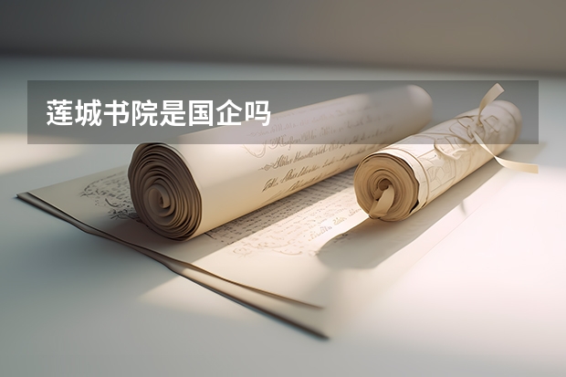 莲城书院是国企吗