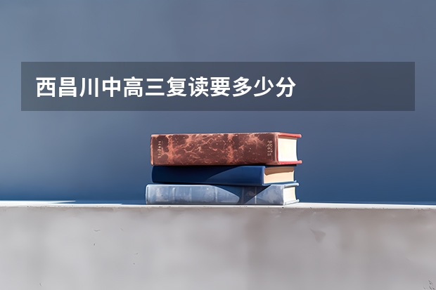 西昌川中高三复读要多少分