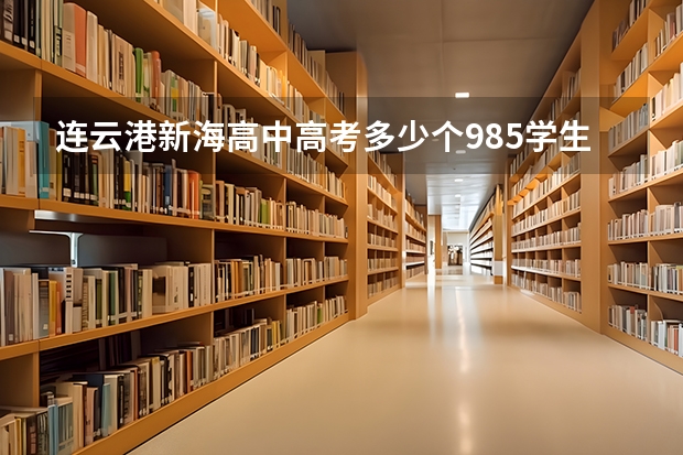 连云港新海高中高考多少个985学生