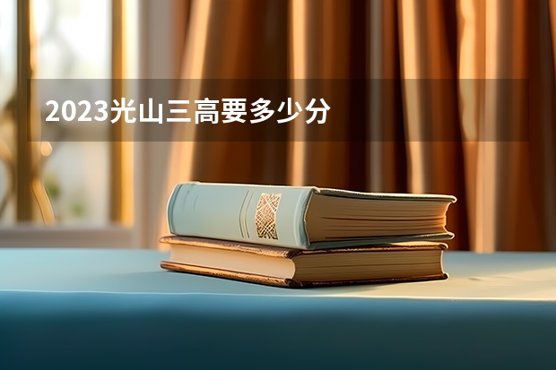 2023光山三高要多少分