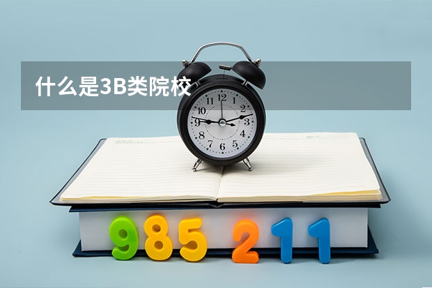 什么是3B类院校