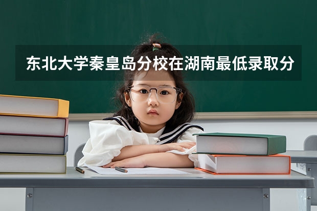 东北大学秦皇岛分校在湖南最低录取分数参考
