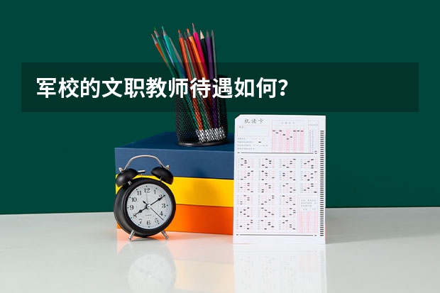 军校的文职教师待遇如何？