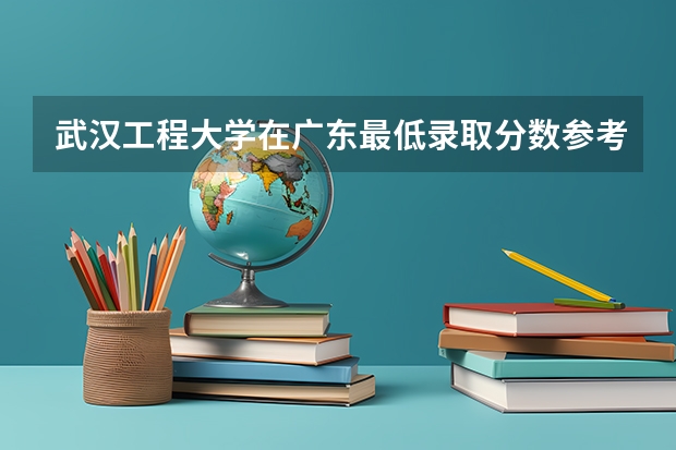 武汉工程大学在广东最低录取分数参考
