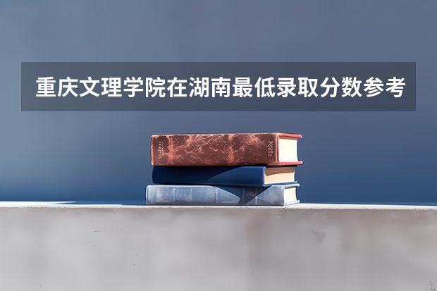 重庆文理学院在湖南最低录取分数参考