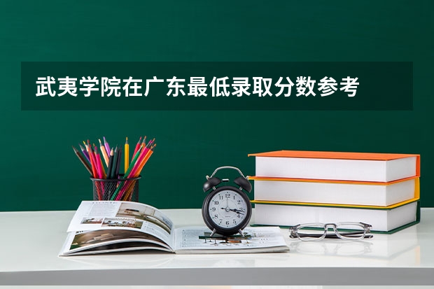 武夷学院在广东最低录取分数参考