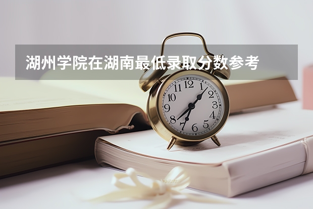 湖州学院在湖南最低录取分数参考