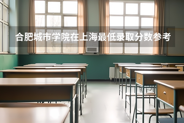 合肥城市学院在上海最低录取分数参考