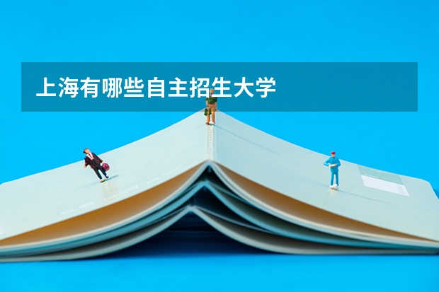 上海有哪些自主招生大学