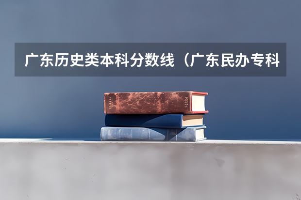 广东历史类本科分数线（广东民办专科学校排名及分数线）