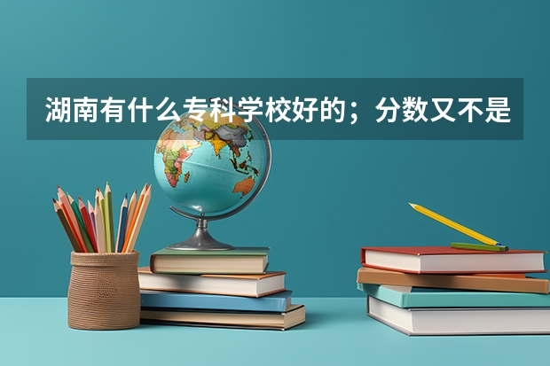 湖南有什么专科学校好的;分数又不是很高