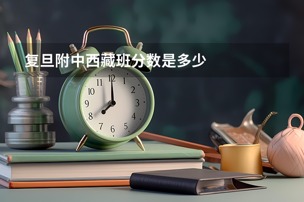 复旦附中西藏班分数是多少