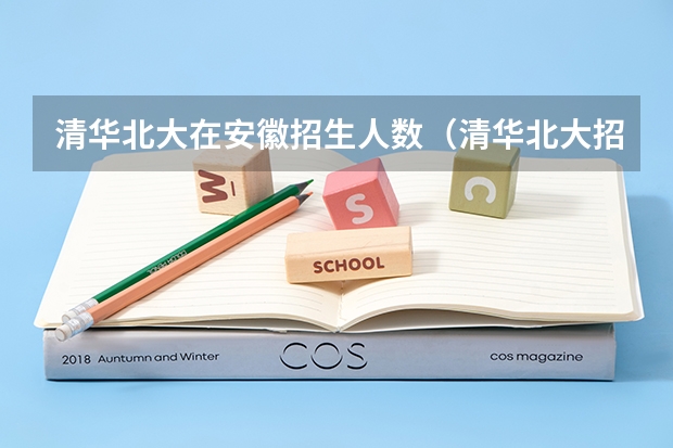 清华北大在安徽招生人数（清华北大招生名额分配）