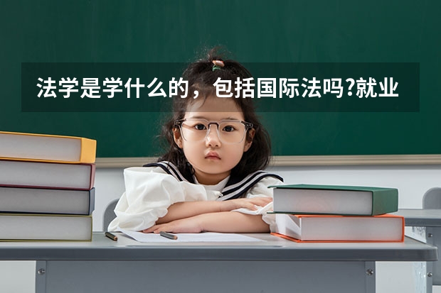 法学是学什么的,包括国际法吗?就业方面怎么样?