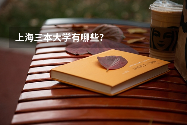上海三本大学有哪些？
