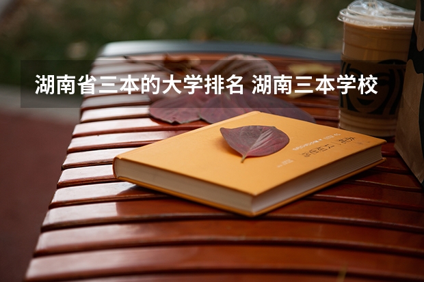 湖南省三本的大学排名 湖南三本学校排名