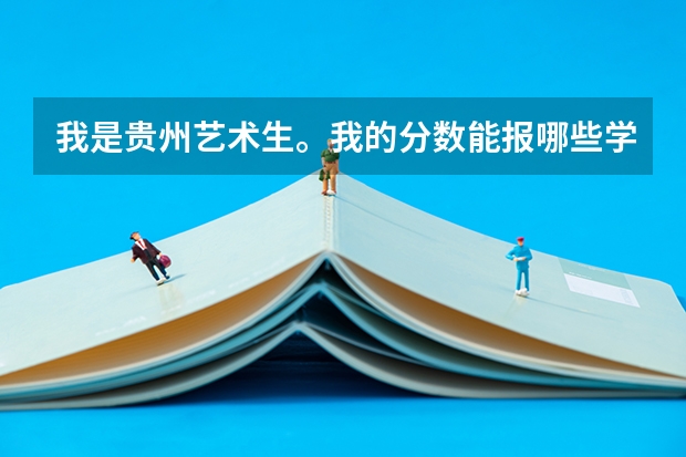 我是贵州艺术生。我的分数能报哪些学校啊？