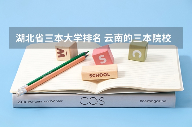 湖北省三本大学排名 云南的三本院校排名