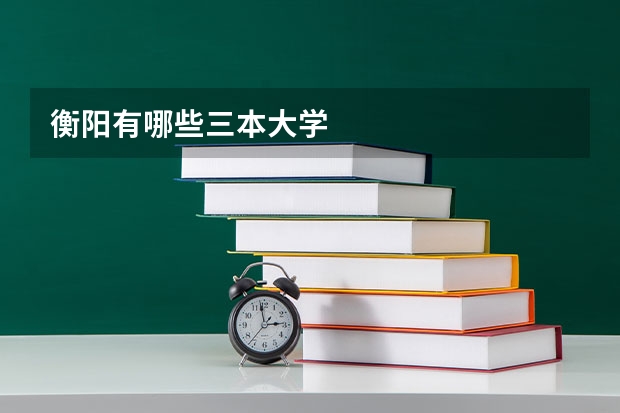 衡阳有哪些三本大学