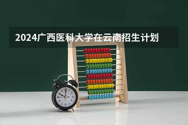 2024广西医科大学在云南招生计划怎么样