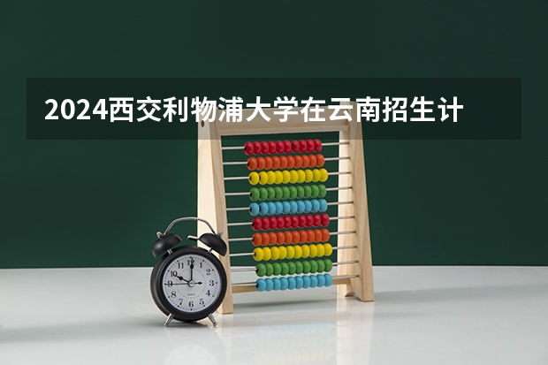 2024西交利物浦大学在云南招生计划怎么样