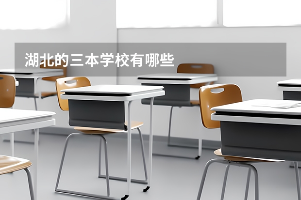 湖北的三本学校有哪些