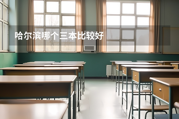哈尔滨哪个三本比较好