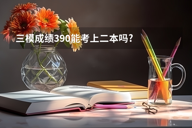 三模成绩390能考上二本吗?
