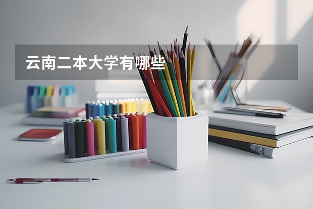 云南二本大学有哪些