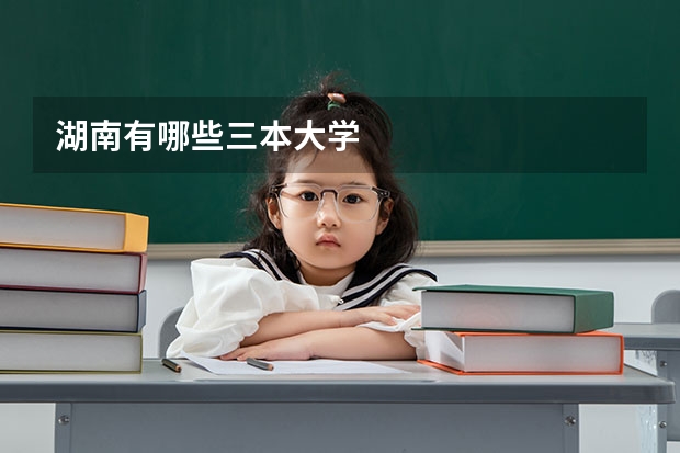 湖南有哪些三本大学