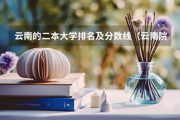 云南的二本大学排名及分数线（云南院校排名及录取分数线）