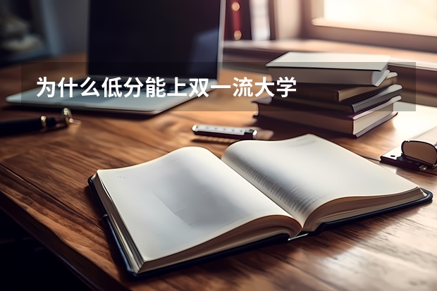 为什么低分能上双一流大学