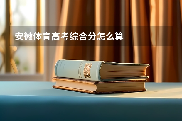 安徽体育高考综合分怎么算