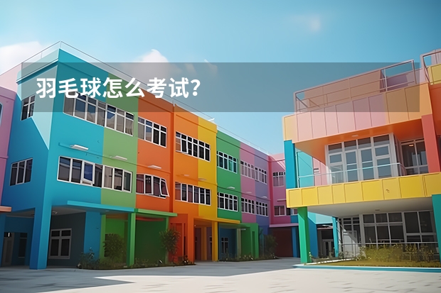 羽毛球怎么考试？