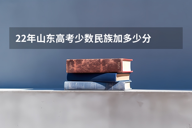 22年山东高考少数民族加多少分