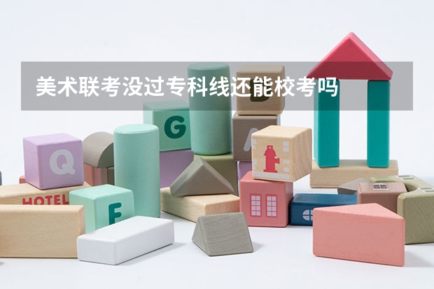 美术联考没过专科线还能校考吗