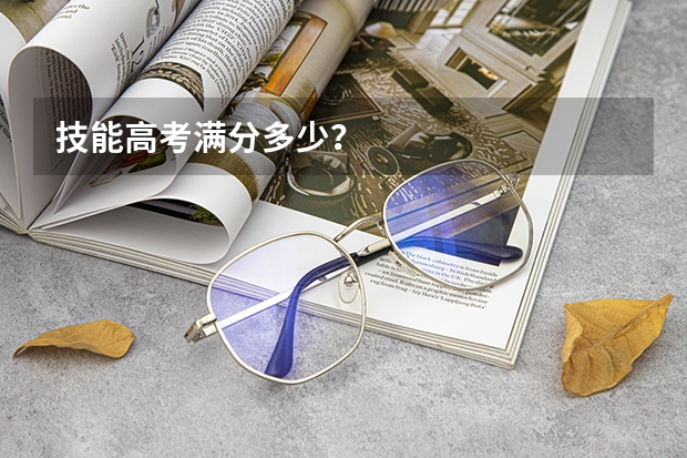 技能高考满分多少？