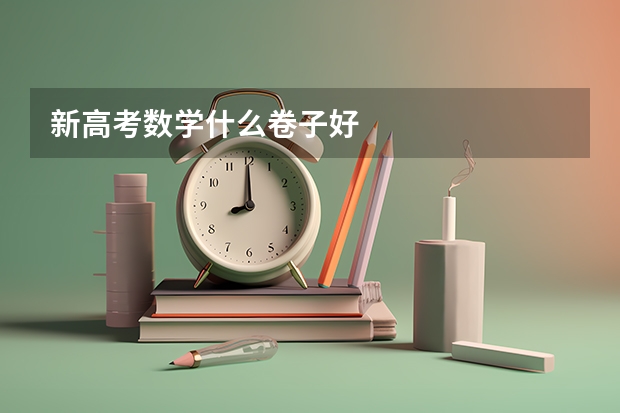 新高考数学什么卷子好