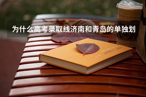 为什么高考录取线济南和青岛的单独划分数