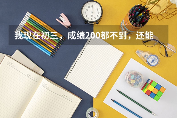我现在初三，成绩200都不到，还能上高中吗？