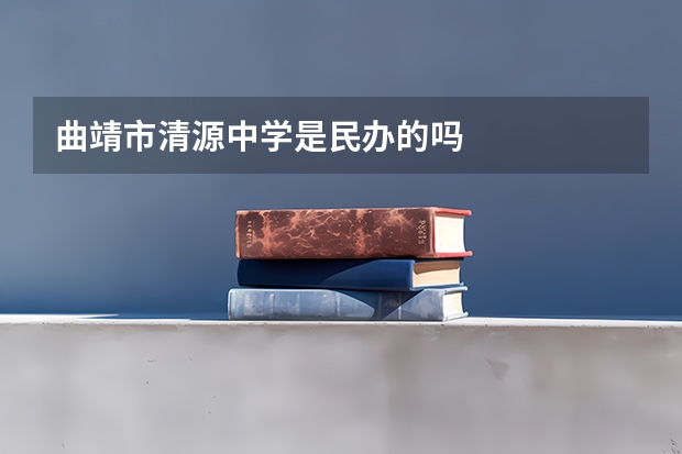 曲靖市清源中学是民办的吗