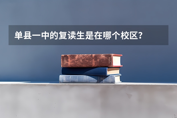单县一中的复读生是在哪个校区？
